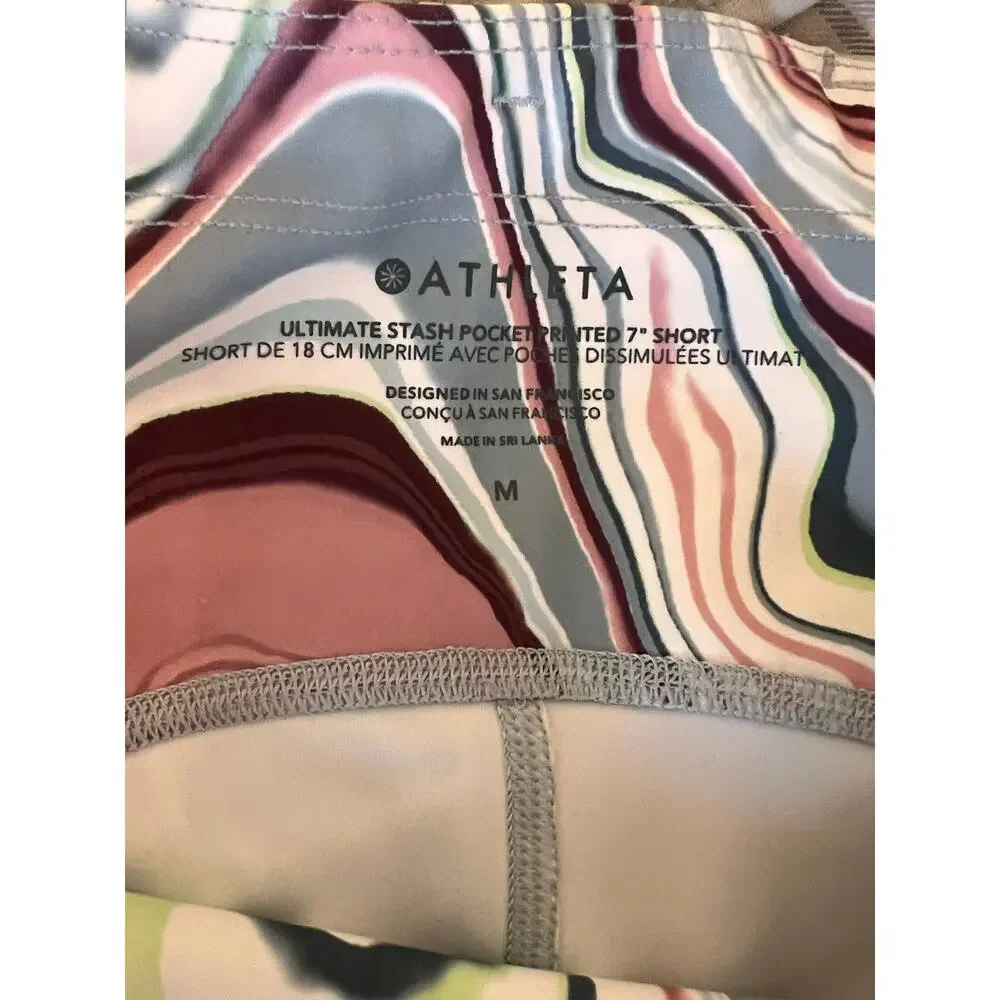 Athleta Ultimate Stash Pocket Printed 7